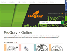 Tablet Screenshot of prograv.de